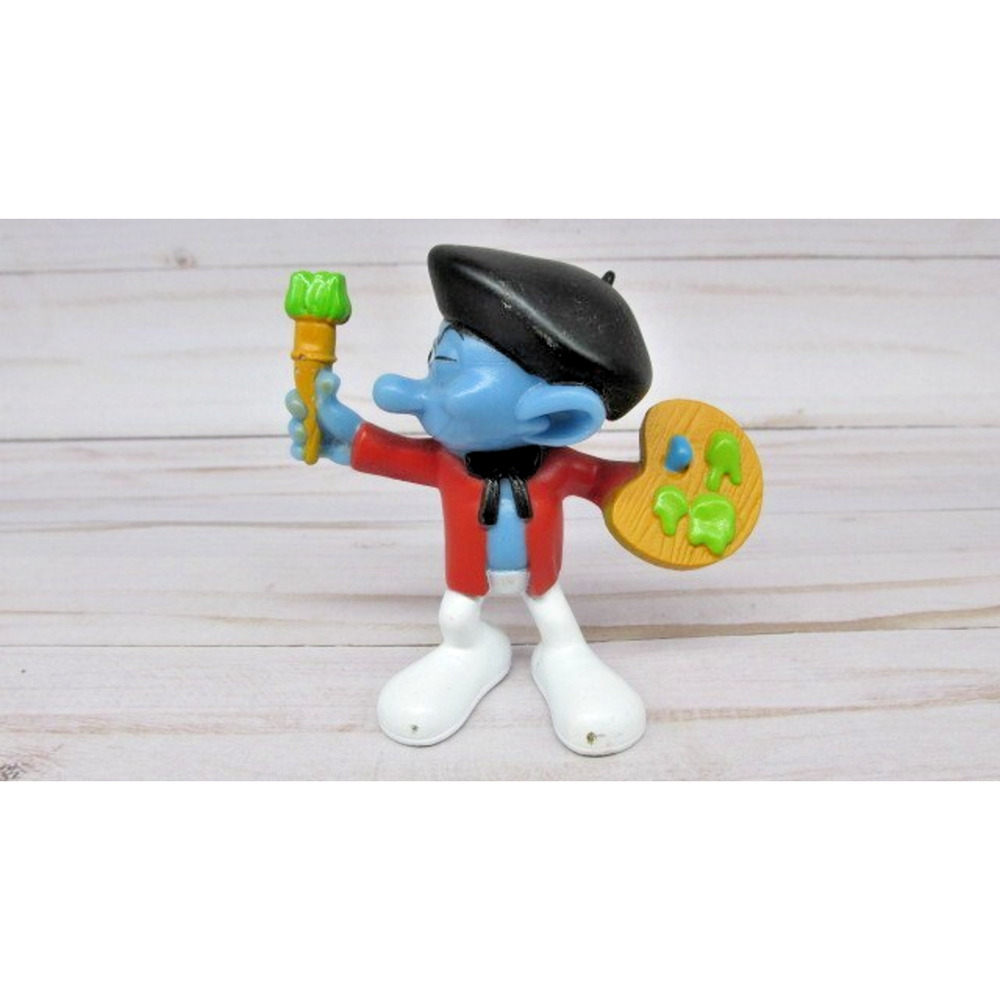 Lot of 9 The Smurfs 2011 McDonalds Happy Meal Toys Peyo Cake Toppers Figurines - Picture 8 of 16